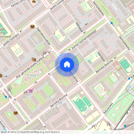 ul. Dąbrowszczaków, Nowa Praga, Praga-Północ, Warszawa, mazowieckie