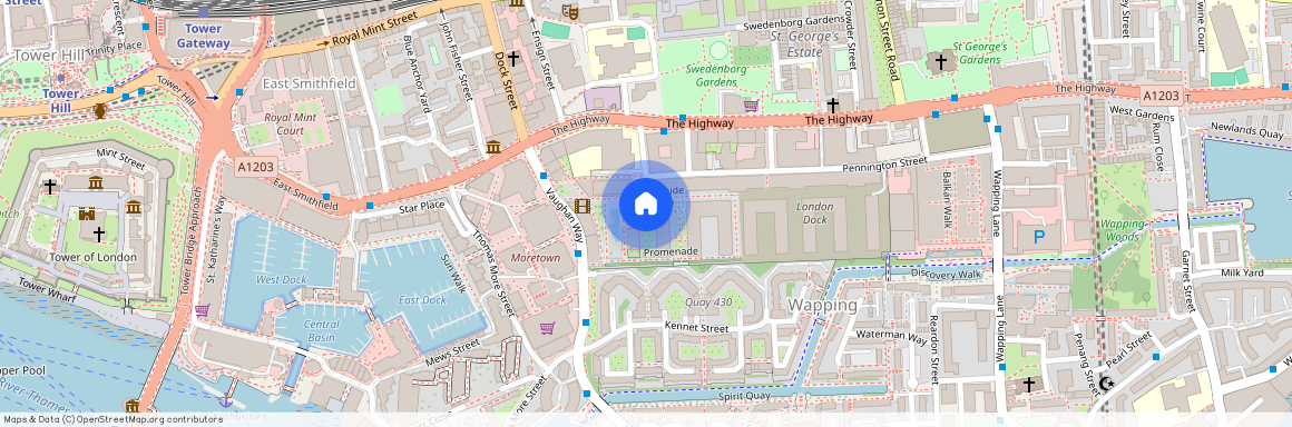 London, E1W