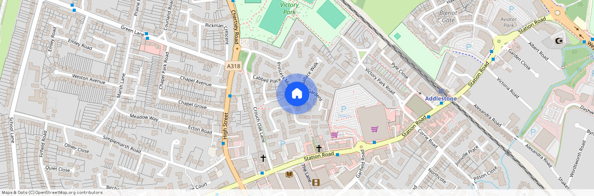 21 Princess Marys Road, Addlestone, KT15 2XS, Surrey