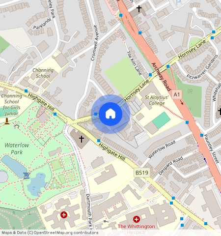 Hornsey Lanes, N6 5LX, Highgate