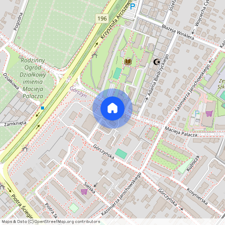 ul. Macieja Palacza, Górczyn, Grunwald, Poznań, wielkopolskie