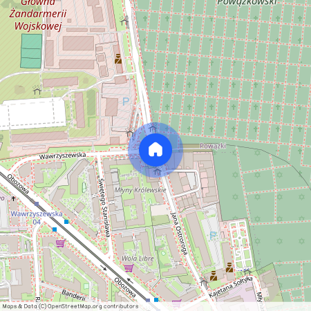 ul. Jana Ostroroga, Młynów, Wola, Warszawa, mazowieckie