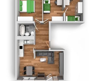 4-Raum-Wohnung Am Hohen Ufer 8 - Photo 3