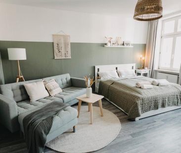 Möblierte 1-Raum-Wohnung mit luxuriöser Innenausstattung - Photo 1