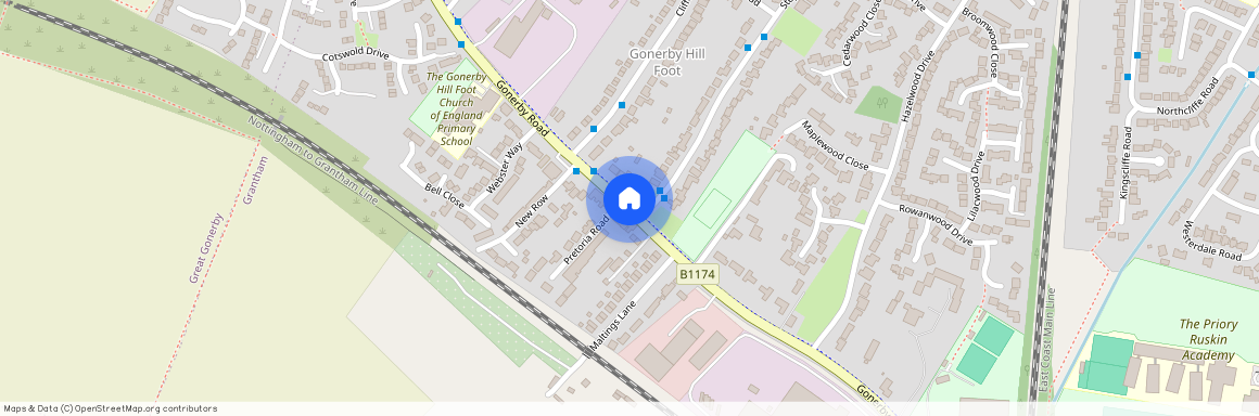 Ladysmith Terrace, Gonerby Hill Foot, Grantham