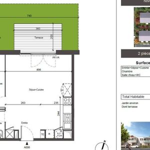 Sans frais d'agence ni garant T2 neuf à Montussan - Photo 3