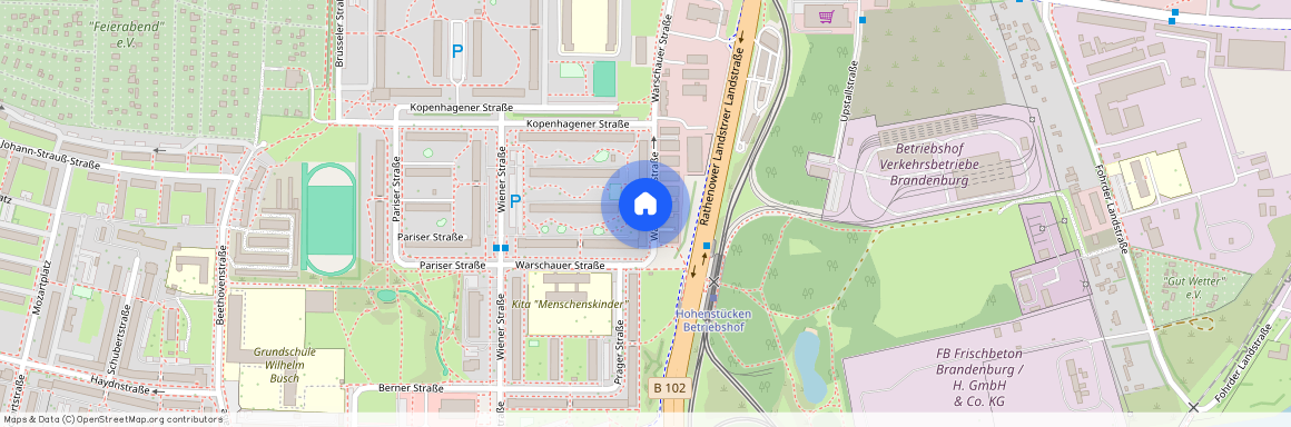 Warschauer Straße 6, 14772 Brandenburg an der Havel, Hohenstücken Süd