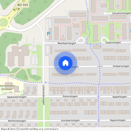 Blåbärsstigen, Luleå