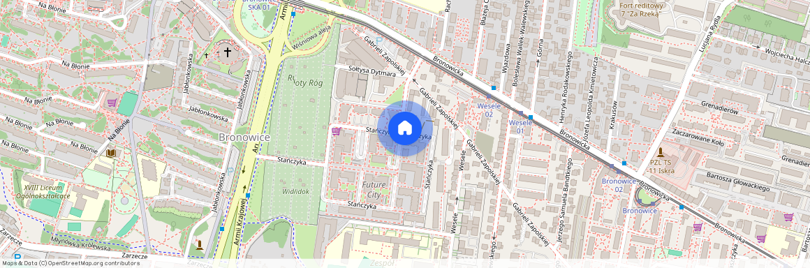 ul. Stańczyka, Bronowice, Bronowice, Kraków, małopolskie