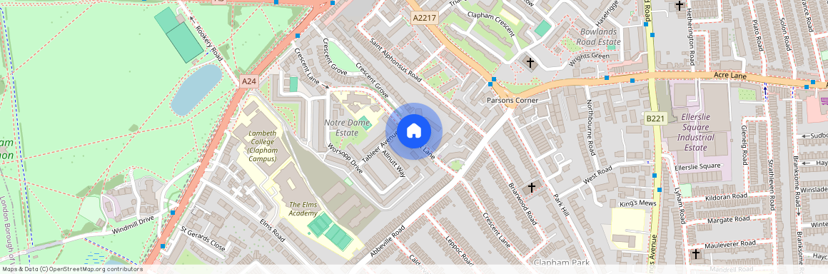 Metropolitan Crescent, Crescent Lane, Clapham, London, SW4