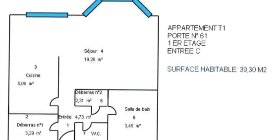 Location Appartement 39m² VILLENEUVE D ASCQ 59650 - Photo 3