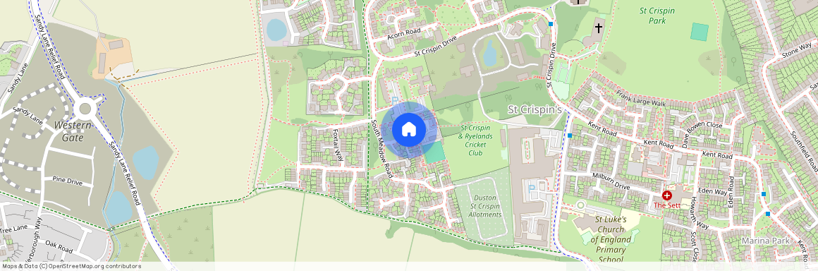 Bowling Green Lane, St. Crispin, Northampton NN5