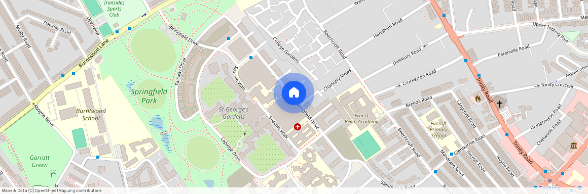 at Manchester, Honeysuckle House, 12 Springfield Drive SW17