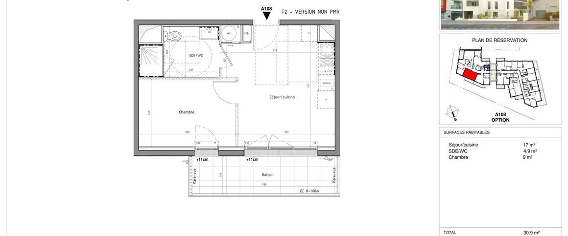 location Appartement T2 DE 30.9m² À NANTES - Photo 1