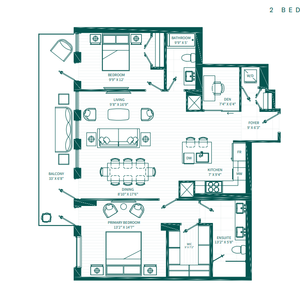A 2.5 bed luxurious rental residence overlooking Forest Hill. - Photo 3