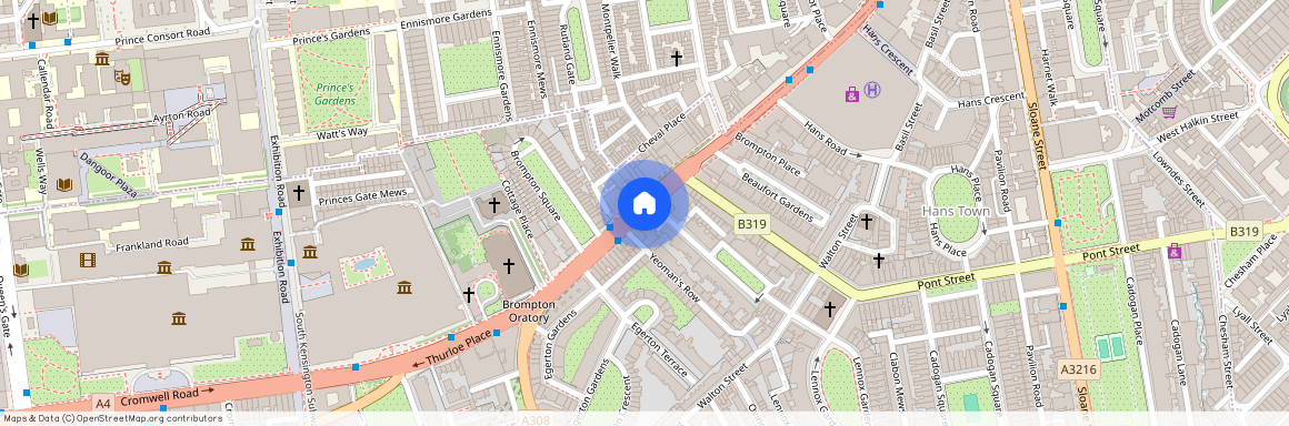 OVINGTON COURT, BROMPTON ROAD, London, SW3