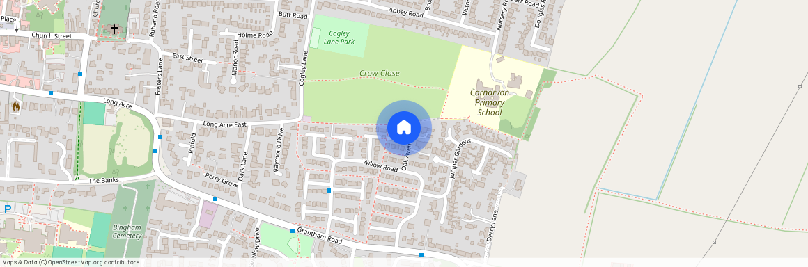 Oak Avenue, Nottingham, NG13, Oak Avenue, Bingham