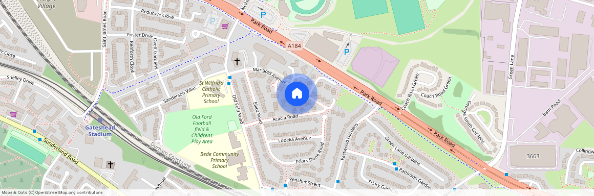 2 bed ground floor flat to rent in NE10