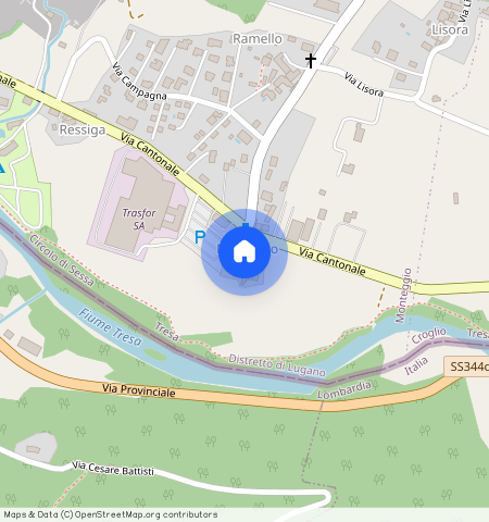 Via al Mulino **, Molinazzo di Monteggio