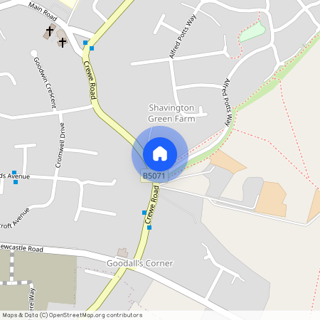 Crewe Road, Shavington, Cheshire