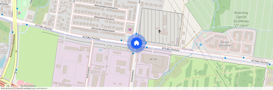 ul. 42 Pułku Piechoty, Bagnówka, Białystok, podlaskie