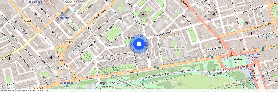 Hyde Park Square, London