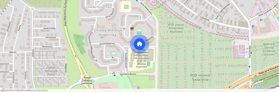 ul. Jurija Gagarina, Osiedle Mikołaja Kopernika, Zabrze, śląskie