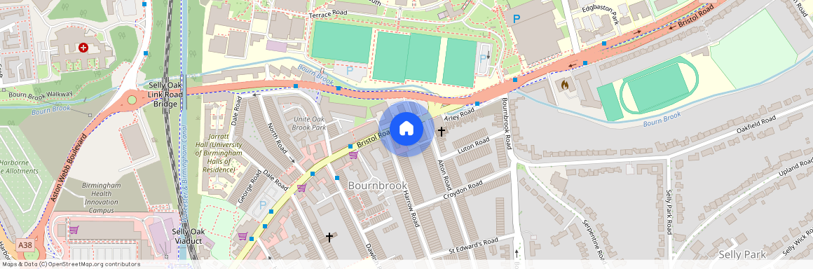 F2 Bournbrook House, B29 6BD