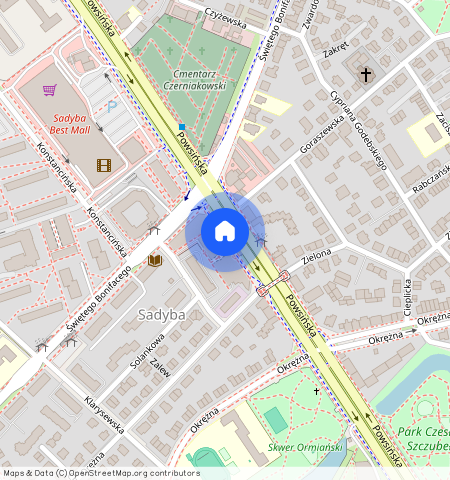 mazowieckie, Warszawa, Mokotów, Sadyba, Powsińska