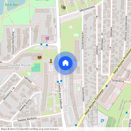 ul. ks. Jana Gałeczki, Klimzowiec, Centrum, Chorzów, śląskie