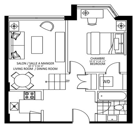 2121 Saint-Mathieu - Plan BW - Photo 4