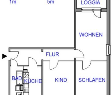 3-Raum-Wohnung - Photo 1