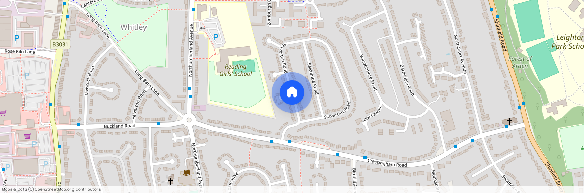 Staverton Road, Reading, RG2