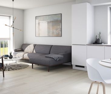 Flot og sjældent udbudt 3-vær bolig i 2 plan på hele 102 m2. Lys bo... - Photo 1