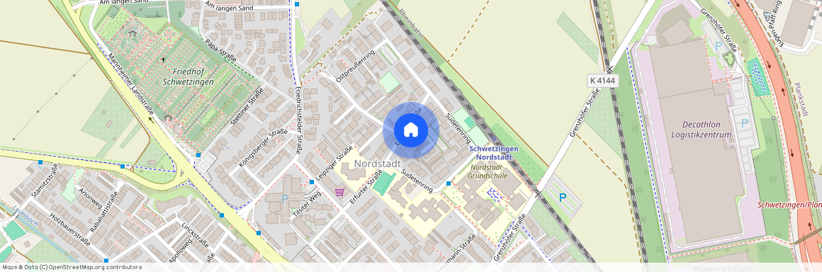 Erfurter Straße 10, 68723 Schwetzingen, Baden-Württemberg