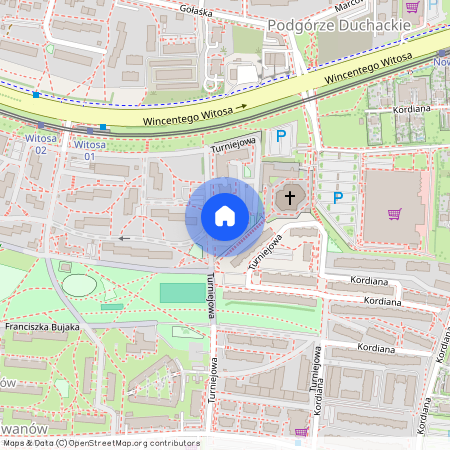 ul. Turniejowa, Kurdwanów, Podgórze Duchackie, Kraków, małopolskie