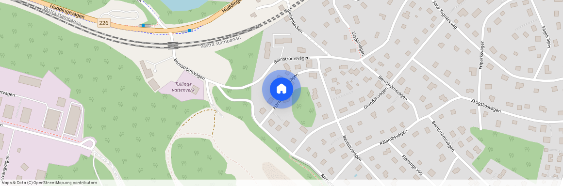 Hålvasterssonsvägen, Tullinge