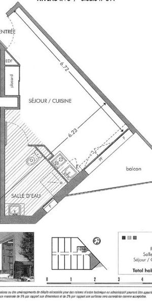 Location Appartement 1 pièce 24m² CENON 33150 - Photo 2