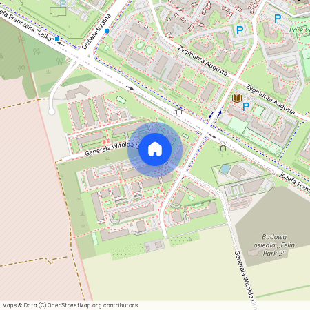 ul. Generała Witolda Urbanowicza, Kośminek, Lublin, lubelskie