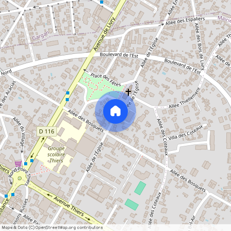 Allée de l'Église, Francja, Le Raincy