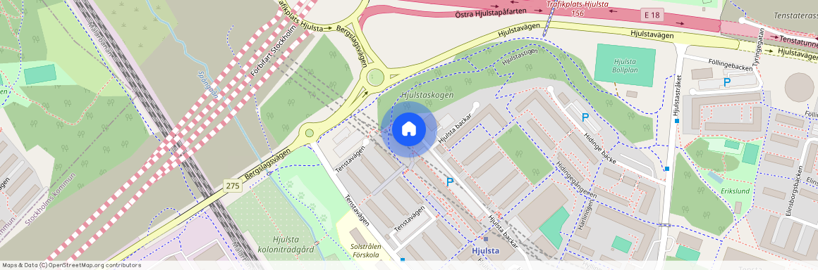 Hjulsta Backar 25, Tensta