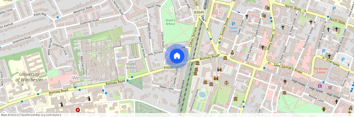 SO22 5BQ, Winchester