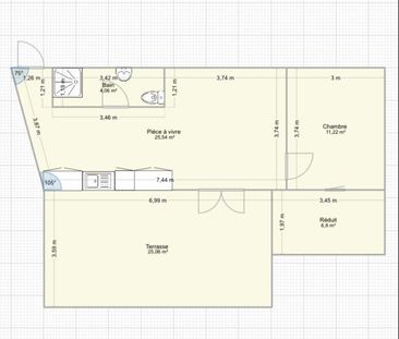 2.5 pièces en attique - Photo 2