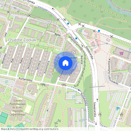 ul. Zodiakowa, Chartowo, Nowe Miasto, Poznań, wielkopolskie