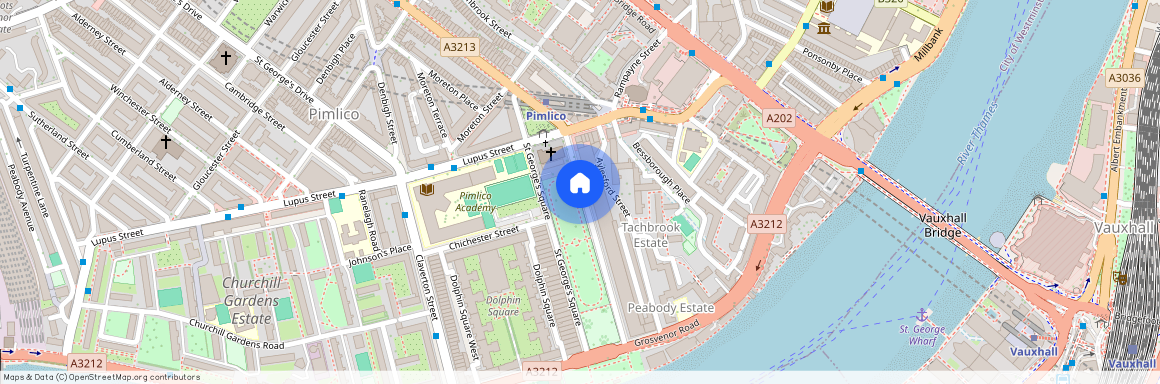 St Georges Square, Pimlico, London, SW1V