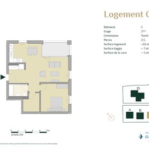 2.5-room apartment with loggia - New! - Photo 2