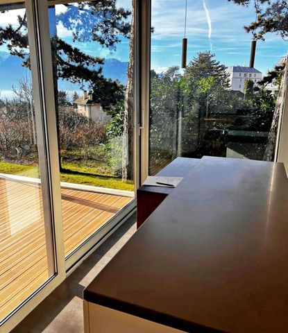 Magnifique appartement moderne de 5.5p au rez-de-chaussée avec jardin et vue au lac à Vevey - Foto 5