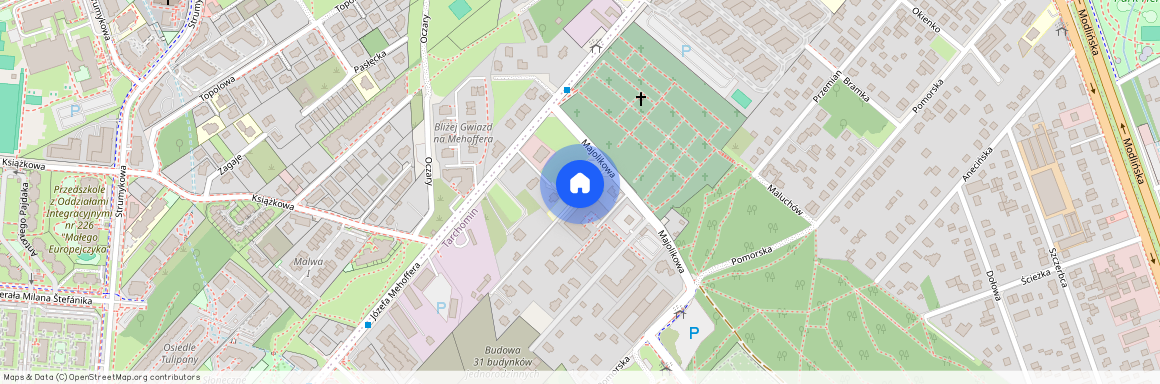 ul. Majolikowa, Tarchomin, Białołęka, Warszawa, mazowieckie