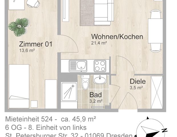 Zentral, lebendig, liebevoll – Ihr neues Zuhause für den goldenen Lebensabschnitt! - Foto 1