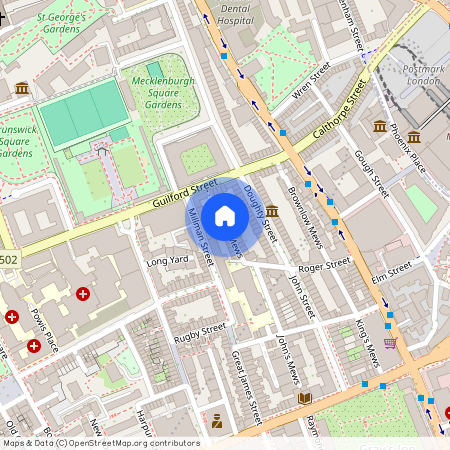 Doughty Mews, Bloomsbury, London, WC1N